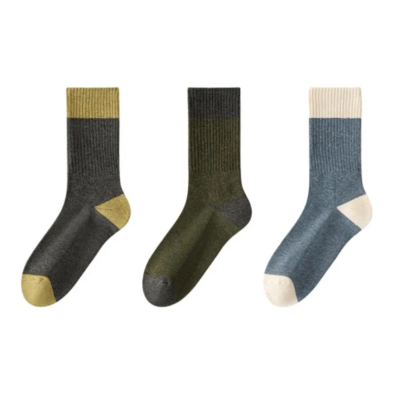 MIIOW Knee High Socks Men's Combo Set-5