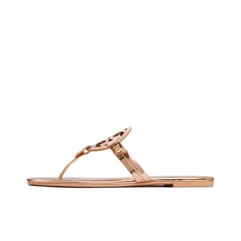 TORY BURCH Miller Metallic leather Sandals