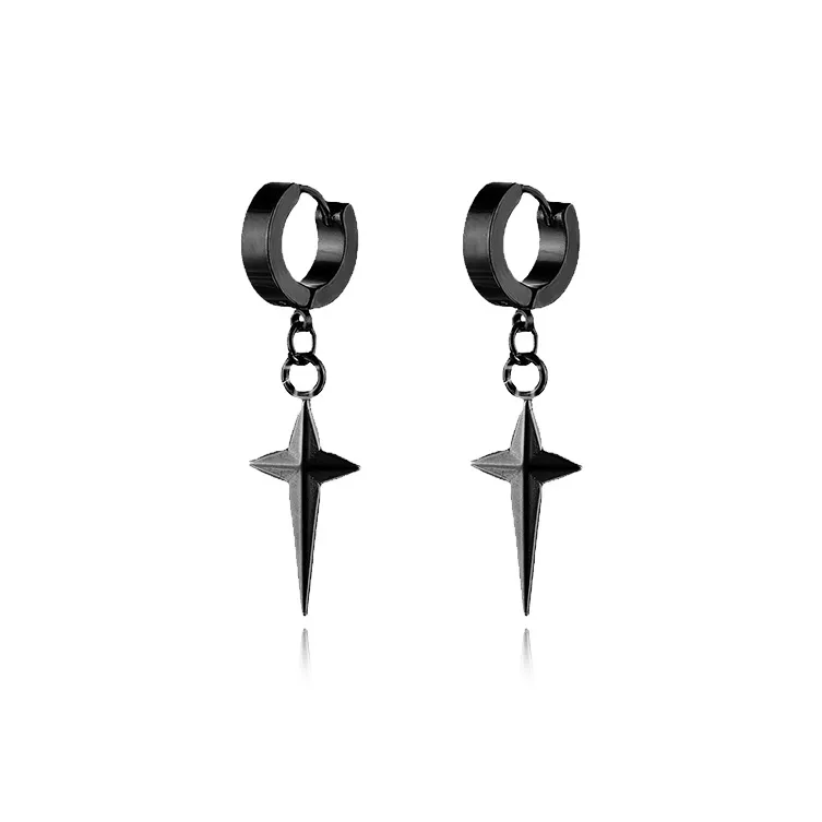 ROGA Titanium Steel Earrings Unisex-2