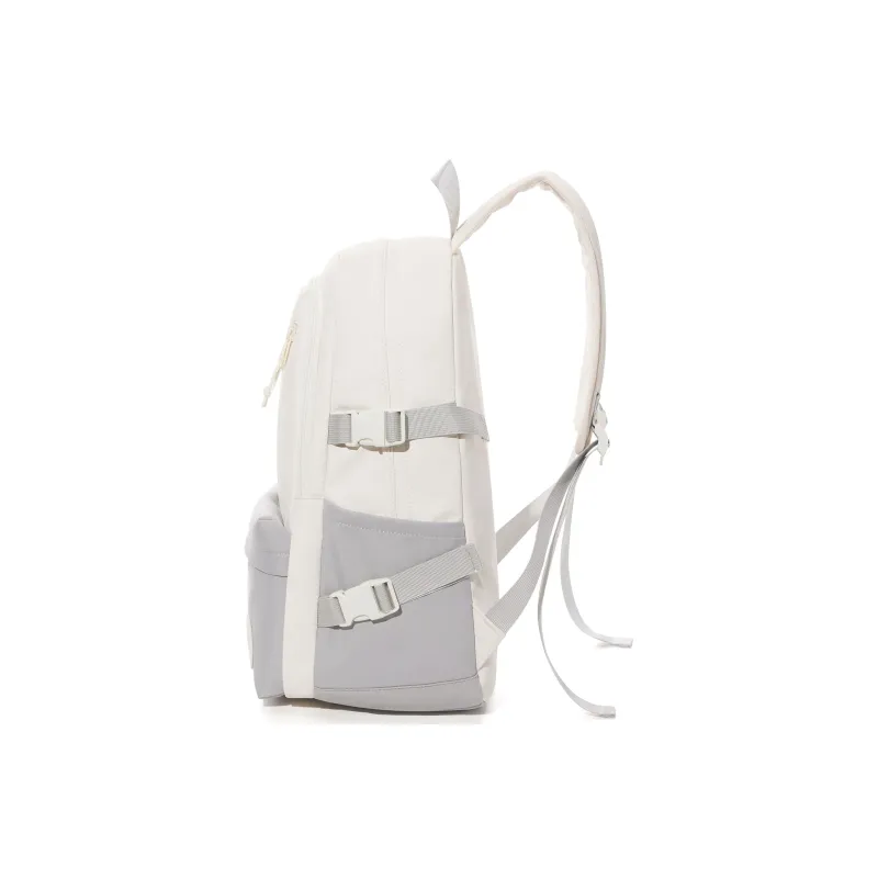 RIOREX Fabric Laptop Backpack Regular Unisex Black/Gray White-10