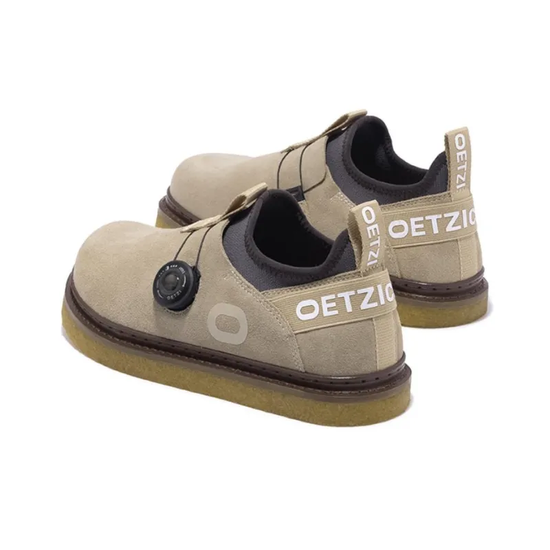 OETZI Ice Man Oz Slip Resistant Low Top Casual Shoes Unisex Apricot-2
