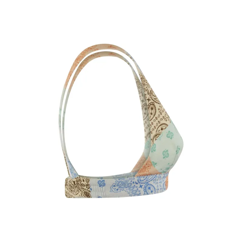 MC2 Saint Barth Eda Scooped Denim Bandanna Top-2