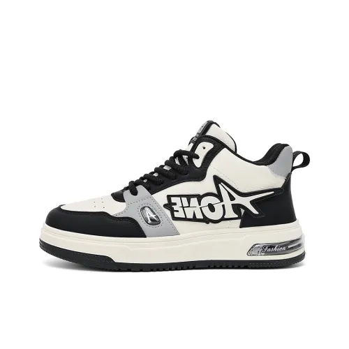 AD Warm Wear-Resistant Height Increasing High-Top Skateboard Shoes Men's