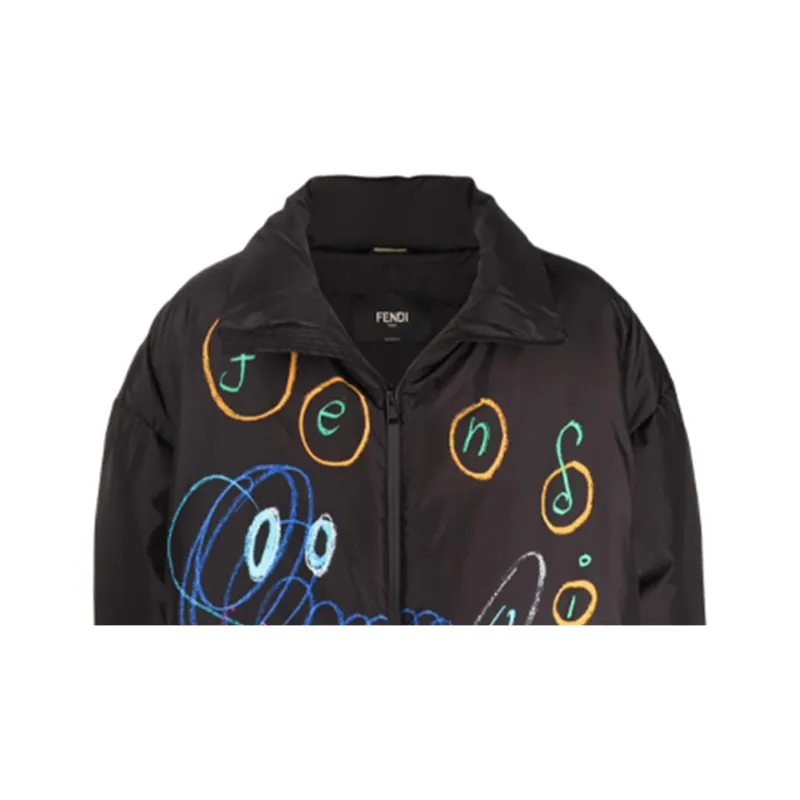 FENDI 2010s Logo print Jacket-3