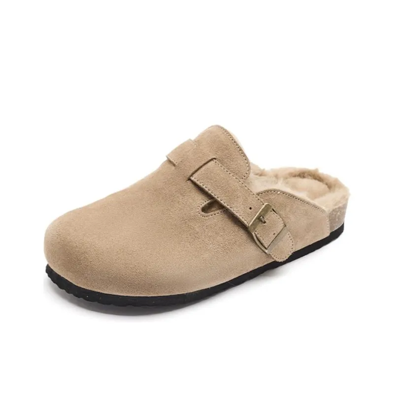 AGSDON Quiet Closed Toe Slippers 3cm Women's-5