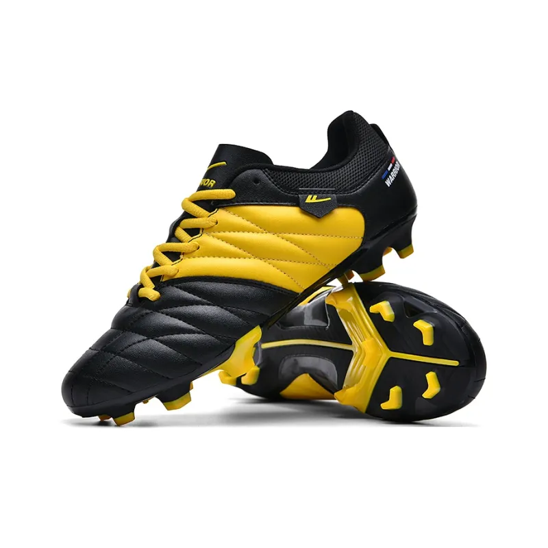 Warrior FG Rubber Long Studs Soft Ground Artificial Ground Natural Ground Cushioned Slip-Resistant Soccer Shoes Unisex-12