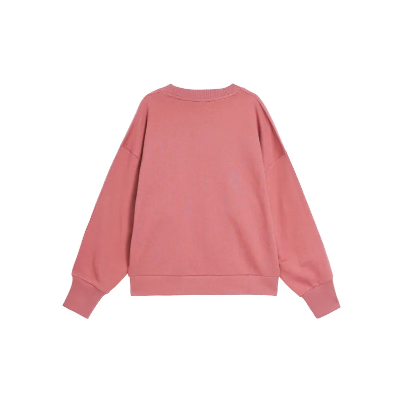 Adidas Free Shipping With AdiClub All Szn French Terry 3 Stripes Loose Sweatshirt-1