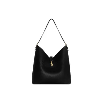 REBECCA MINKOFF Leather Hobo Bag Handbag Shoulder Bag Women's Black