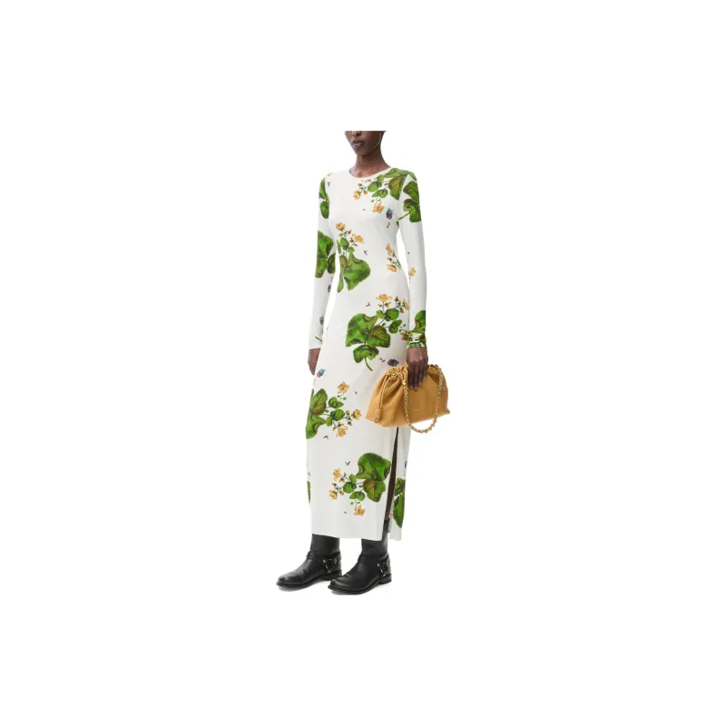 LOEWE Tube Dress 'White/Multicolor'-1