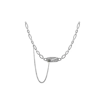 Ah Bo Ci De 925 Sterling Silver Necklaces Unisex