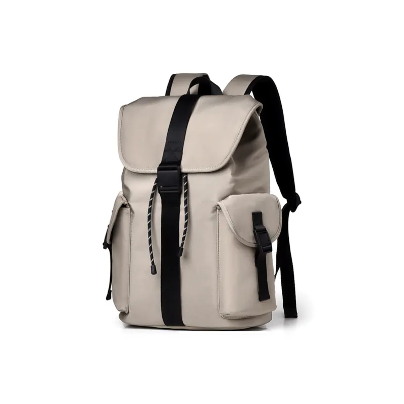 TAKI Oxford Multi Pocket Commute Students Backpack Regular Unisex Black/Gray/Khaki-6