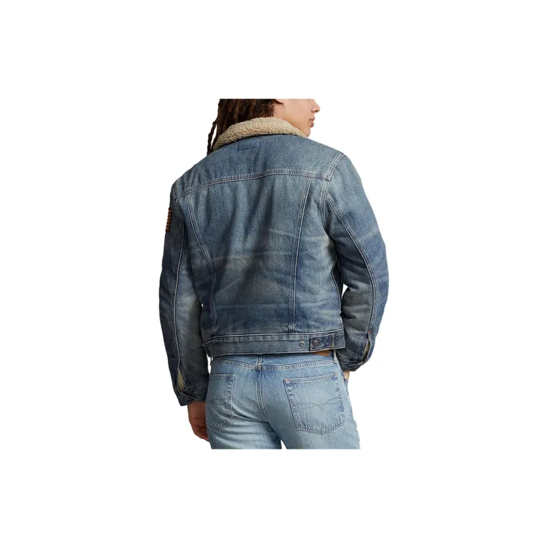 Polo Ralph Lauren Faded Effect Denim Trucker Jacket-2