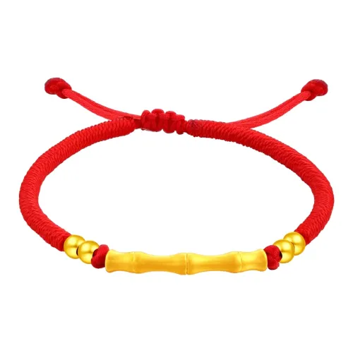 CHOW KING SANG Gold Bracelet Unisex
