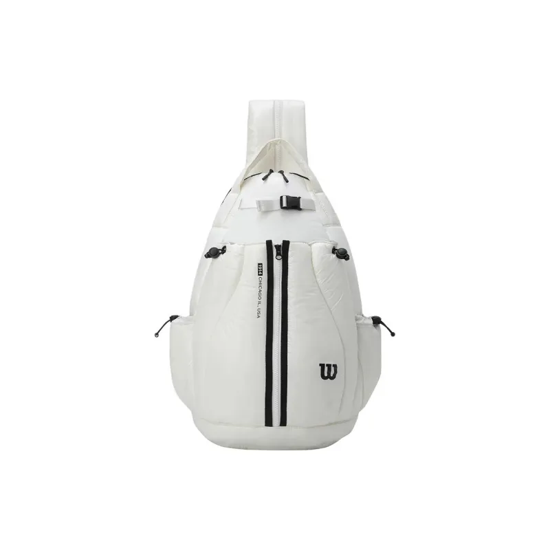 Wilson Nylon Shoulder Bag Crossbody Bag Women's White-0