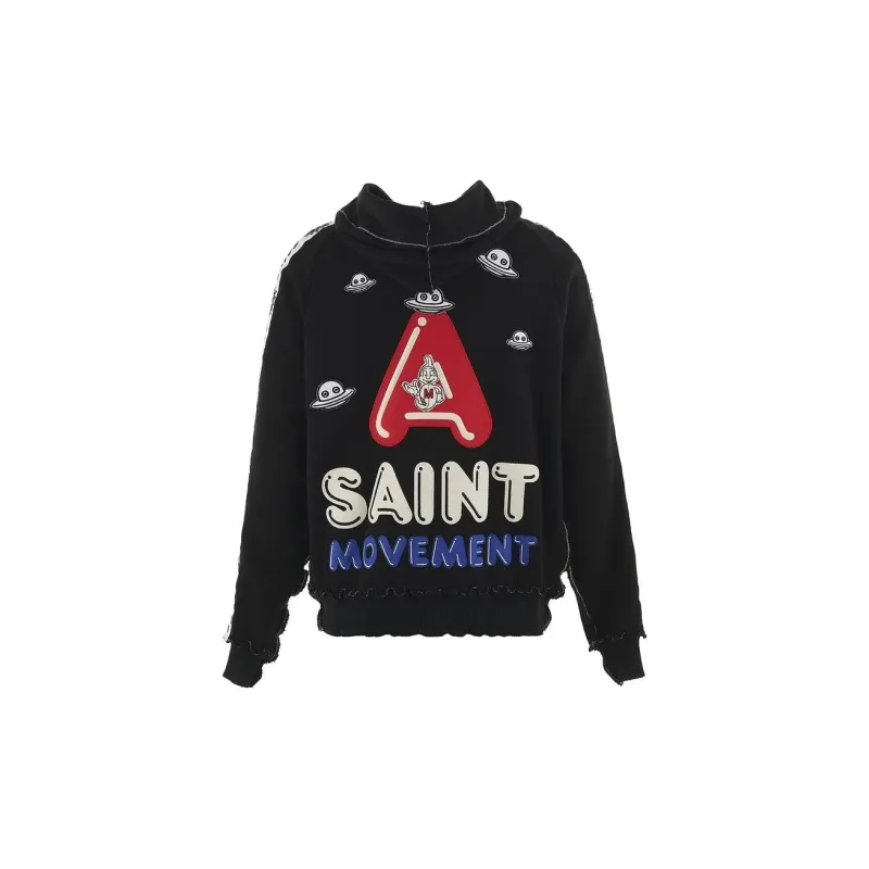 SAINT Mxxxxxx X A Love Movement Logo print Hoodie-1