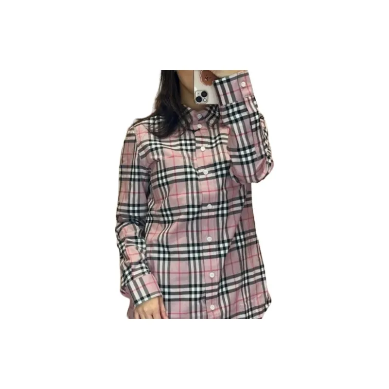 Burberry Shirts Women's Pink-2