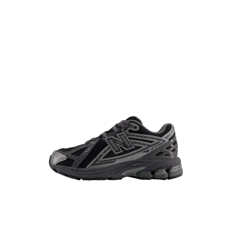 New Balance 1906 Anti Slip Wear Resistant Low Top Kids' Running Shoes Silver Black Children Aged 3 7 Years Old-0