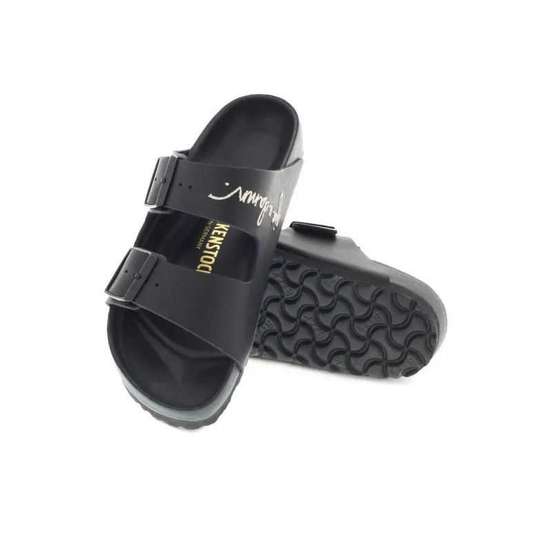 Birkenstock Slide Slippers Unisex Black-4