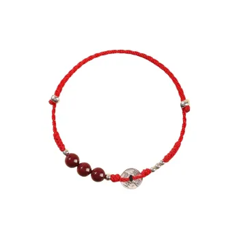 Sima Is Ethereal Reconstructed Cinnabar Bracelets Unisex