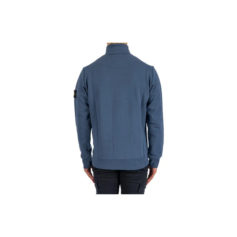 STONE ISLAND Half Zipper Sweatshirt Sweatshirt Men's Gray Blue-3