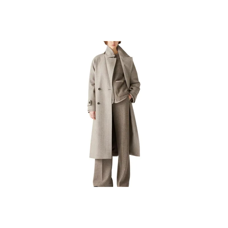 Loro Piana FW24 Jackets Coats Women's Umber-2