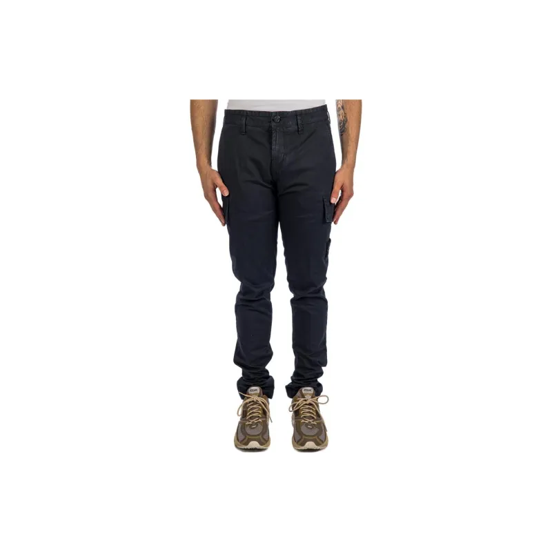 STONE ISLAND Cargo Pants Men's Black-2