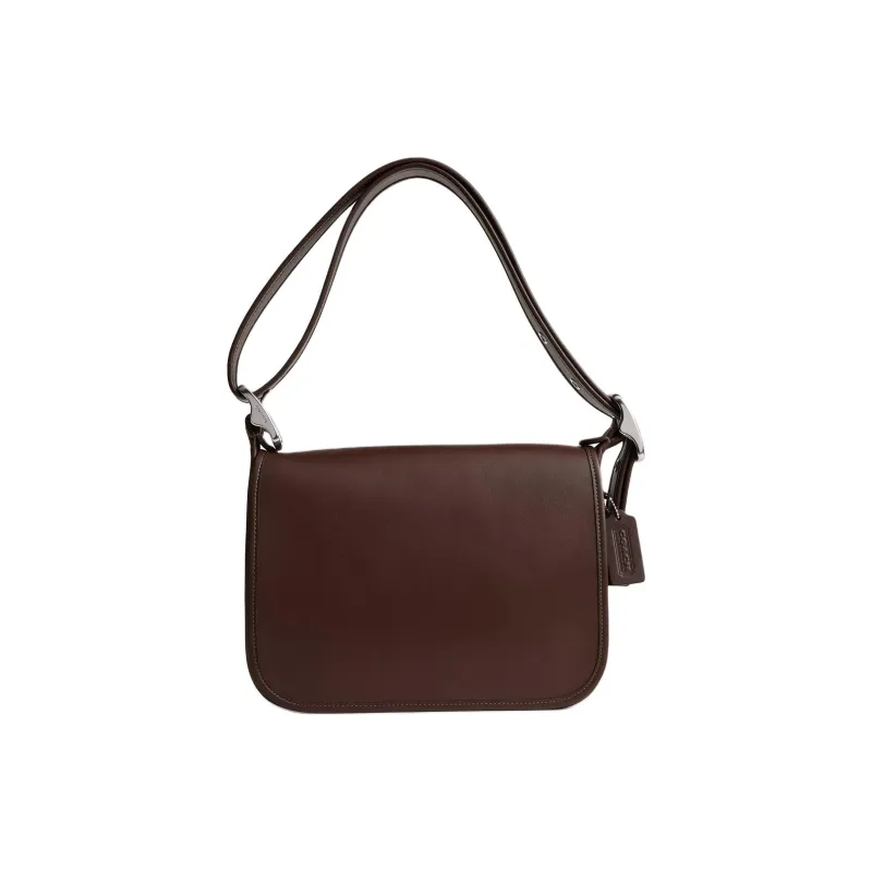 COACH Patricia Glove Tanned Leather Shoulder Bag, Crossbody Bag Tubas Women's Maple-2