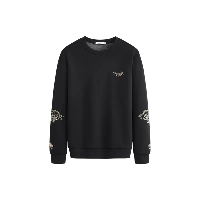 Dance With Wolves Sweatshirt Men's Black-0
