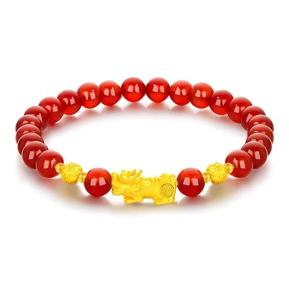Lao Feng Xiang Gold Bracelet Unisex-2