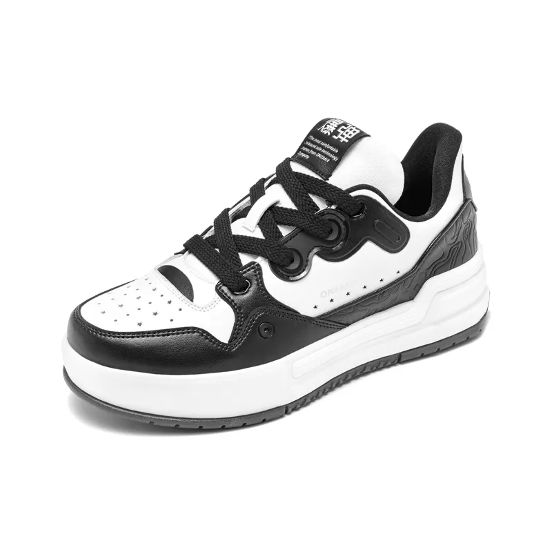 ONEMIX Coverage Moisture Wicking Balance Impact Resistance Support Quick Dry Low Top Skateboard Shoes Unisex Black-1