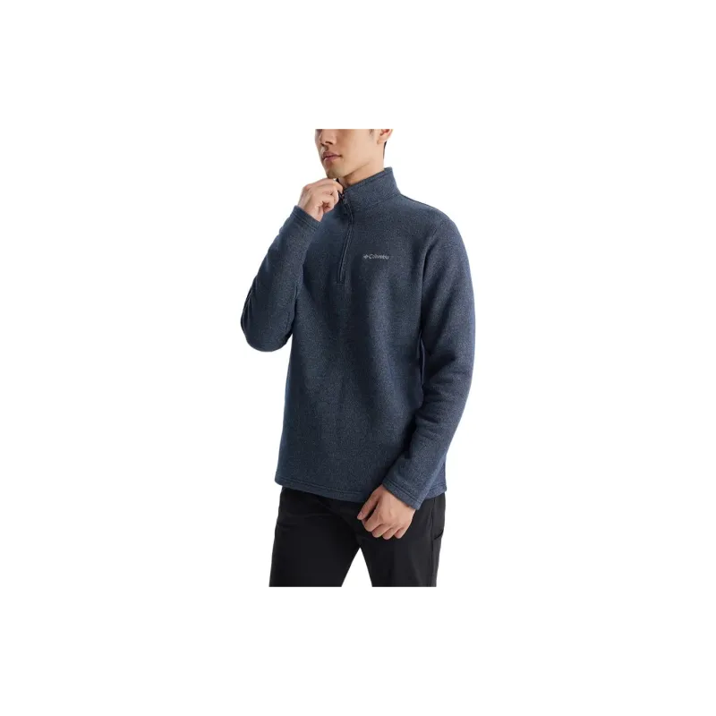 Columbia FW24 Sweatshirt Men's Blue Gray-2