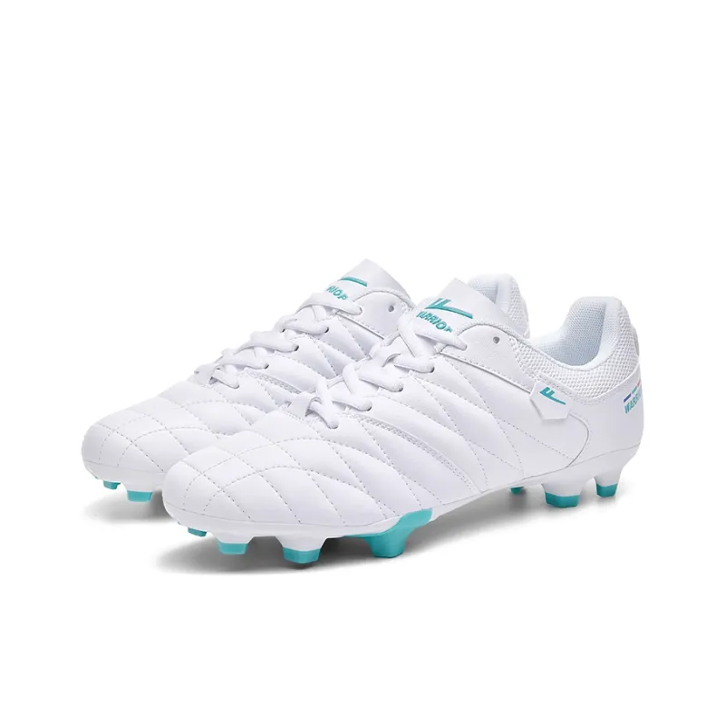 Warrior FG Rubber Long Studs Soft Ground Artificial Ground Natural Ground Cushioned Slip-Resistant Soccer Shoes Unisex-16