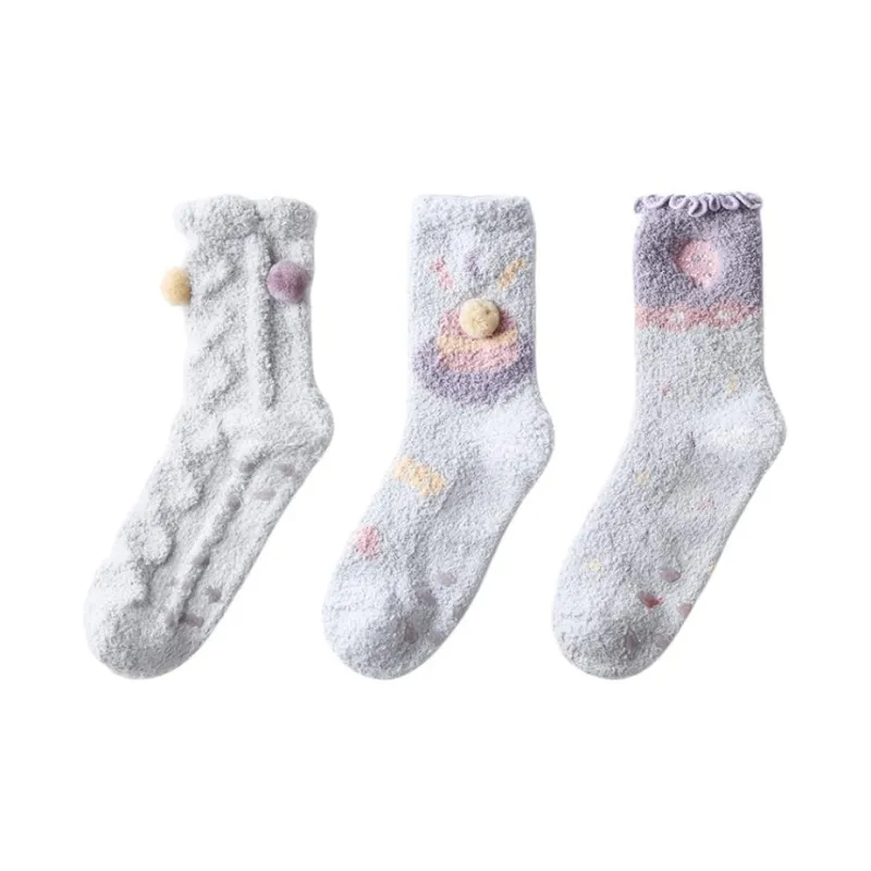 Primeet Mid Calf Socks Women's 3 Pack-11