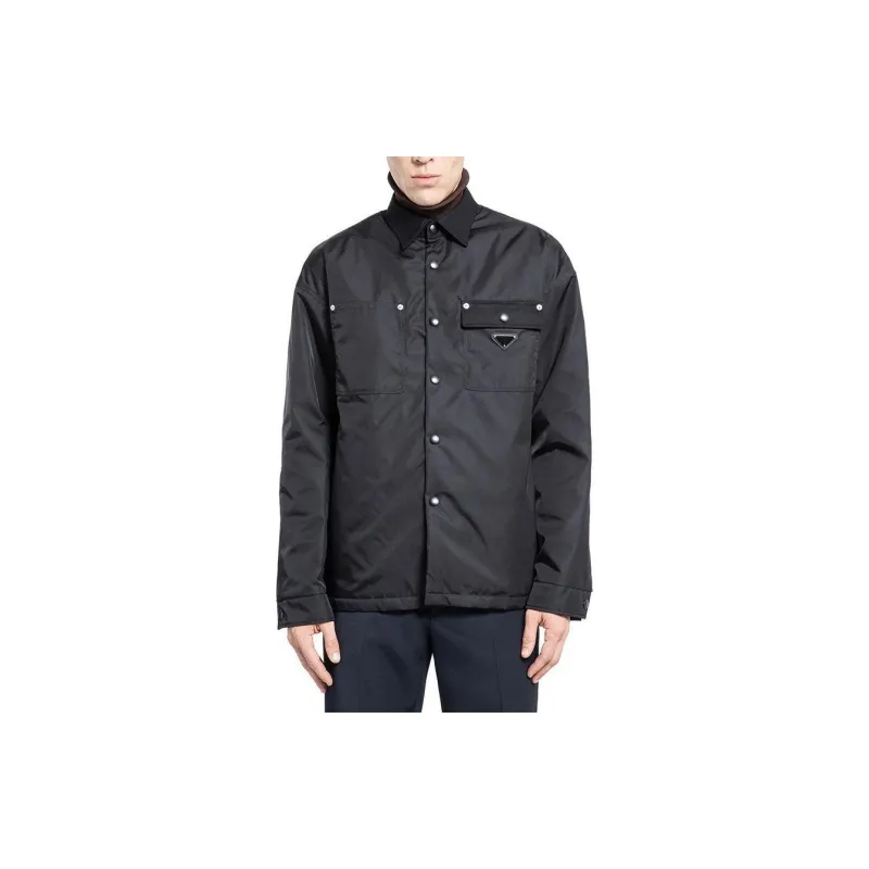 PRADA Long Sleeved Button Up Coat-3