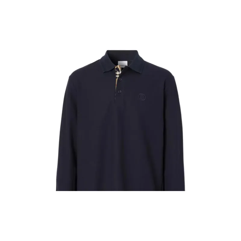 Burberry FW22 Polo Shirt Men's Dark Blue-4