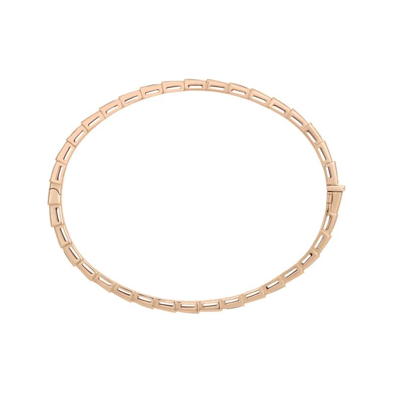 BVLGARI 18K Rose Gold Red Agate Bangles Women's Rose Gold-2