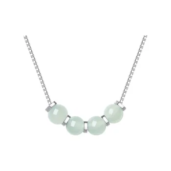Zhi Yue Necklaces Green Jade Women's