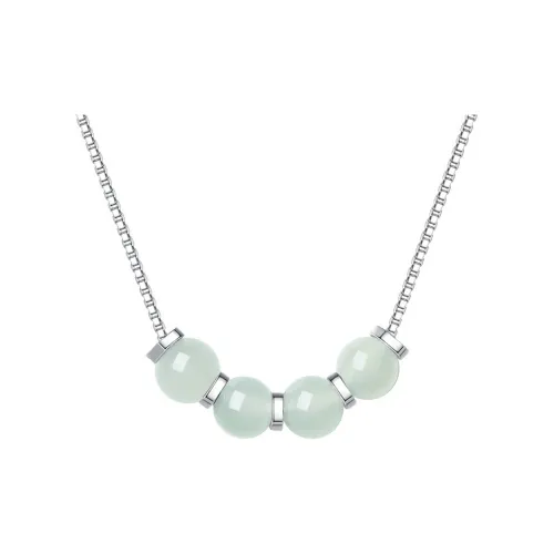 Zhi Yue Necklaces Green Jade Women's