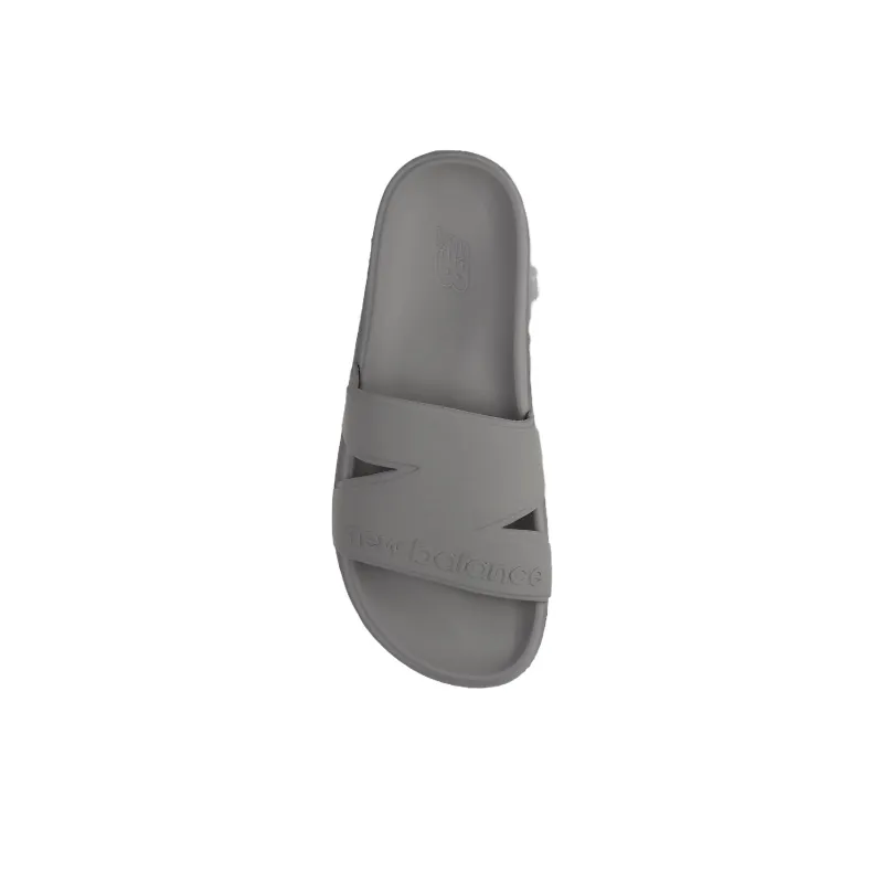 New Balance Slip Resistant Shock Absorbers Slide Slippers Unisex Gray-3
