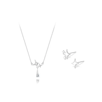 BLANK IN BLANK Sterling Silver Necklaces Women's Bestie Girlfriend Couple Birthday Gift Girl