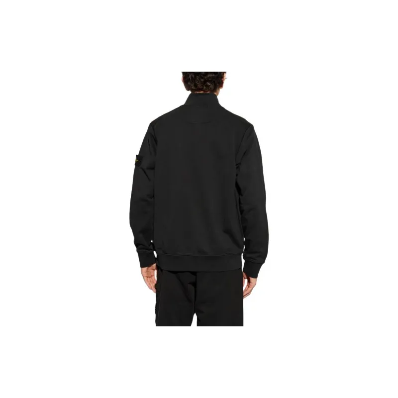 STONE ISLAND Logo Patch Zip Up Jacket-3