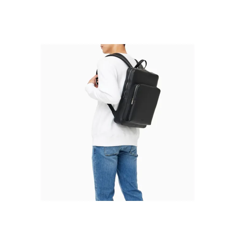 CALVIN KLEIN Synthetic Material Backpack Medium Size Men's Black-3