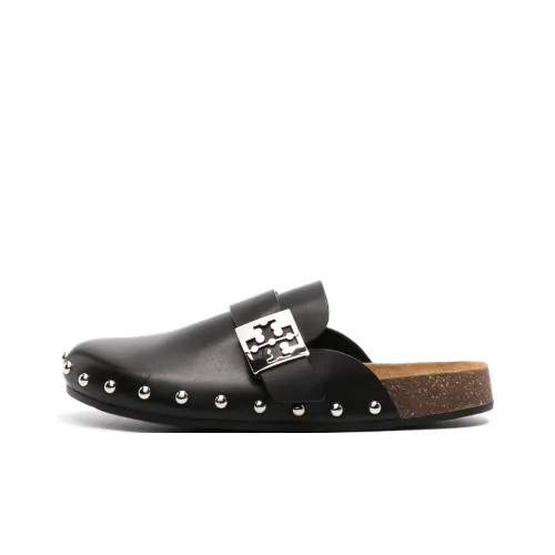 TORY BURCH Mellow Studded Leather Slippers