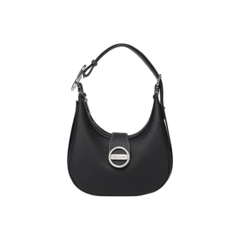 GELANNI Cow Leather Shoulder Bag Regular Women's Ecru/Black/Brown