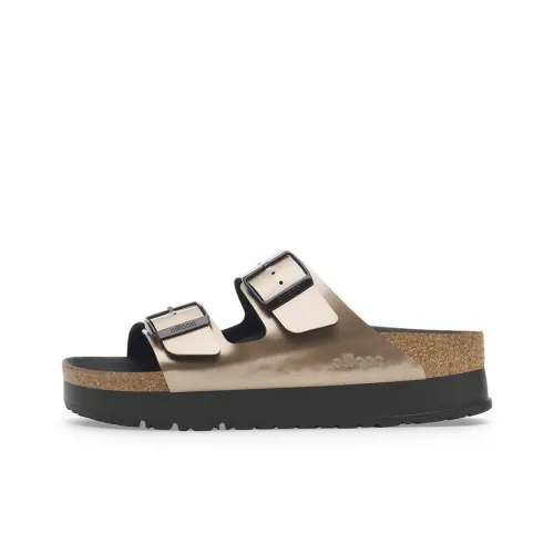 Birkenstock EVA Slip-Resistant Slide Slippers Women's Metal Gray Narrow Fit