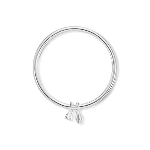 Sentimentality 9999 Pure Silver Bangles Women's