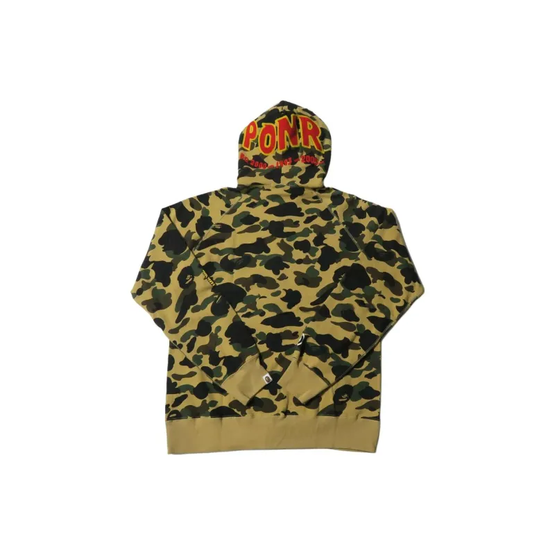 A BATHING APE 1st Camo Windstopper Ponr Shark Full Zip Hoodie-4