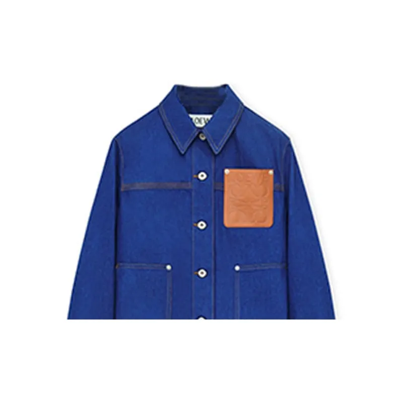 LOEWE Workwear Jacket 'Bright Blue'-4