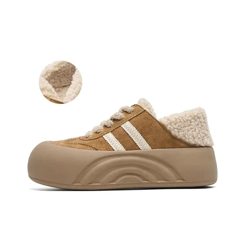 EBLAN Skateboard Shoes Women's Camel