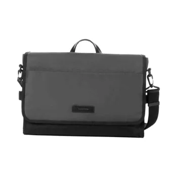 SAMSONITE Nylon Messenger Bag Shoulder Bag Crossbody Bag Handbag Unisex Dark Gray